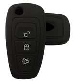 Ford Focus 3 Mondeo Transit Courier Uyumlu Silikon Anahtar Kumanda Kılıfı Oto Anahtarlık thumbnail 1