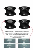 Karbon Desenli Audi Q2 Kapı İçi Kolları Çizilmelere Karşı Özel Koruma Folyo Seti Q2 Yazılı - 3