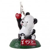 Mini Masa Saati Kırmızı Panda Notluk Hediye Seti - 3