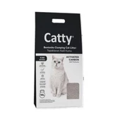 Catty Aktif Karbonlu Bentonit Kedi Kumu 10 Lt - Mükemmel Topaklaşma ve Koku Kontrolü - 1