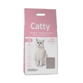 Catty Bebek Pudra Kokulu Bentonit Kedi Kumu 10 Lt - Mükemmel Topaklaşma ve Koku Kontrolü - 1