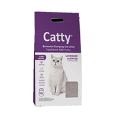 Catty Lavanta Kokulu Bentonit Kedi Kumu 10 Lt - Mükemmel Topaklaşma ve Koku Kontrolü - 1