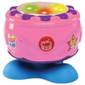 Birlik Oyuncak Kutulu Pilli Müzikli Ve Işıklı Kaya Davul Pembe - 1