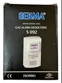 Sekma Doğal Gaz (Metan) Alarm Dedektörü S-092 (6 Adet) - 2