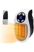 Pazariz Mini Isıtıcı Kumandalı Mini Fanlı Isıtıcı Priz Tipi Pratik Isıtıcı Kumandalı Portable Heater - 2
