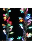 Pazariz 5 Metre 20 Yıldız Led /rgb /çakarlı/ Şeffaf Kablo / Yılbaşı Süsü thumbnail 2