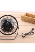 Pazariz Soğutucu Serinletici Pervaneli Masaüstü Küçük Ayaklı Vantilatör Klima Usb Fan Metal Fan - 3