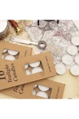 Pazariz Beyaz Tealight Mum 10 Adet - 2