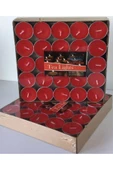 Pazariz 50 Li Kırmızı Tealight Mum - 1