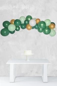 Pazariz Yeşil Gold Konsept Balon Zinciri 47 Parça thumbnail 1