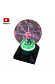 Pazariz Pazarız Gece Lambası Tesla Plazma Lamba Işık Sihirli Küre Cadı Küresi thumbnail 3