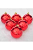 Pazariz Yılbaşı Ağacı Top Süs 4 Cm 6 Adet thumbnail 2