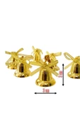 Pazariz 6 Adet Gold (altın) Çalmayan Çan Yılbaşı Ağacı Süsü thumbnail 2