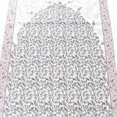 Damat Bohçası Seccadesi Çini Desen Pembe - 2
