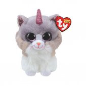 Ty Beanie Boos Peluş Unicorn Kedi Asher 13 cm - 1