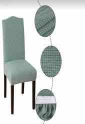 Likralı PİTİKARE  sandalye Kılıfı 6lı Paket - 1