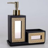 Selim Dekor Portofino Sıvılı Süngerlik Siyah Altın - 1