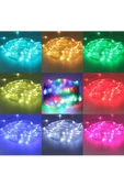 Pazariz Animasyonlu Suya Dayanıklı Şerit Led 10 mt Usb Girişli Telefon Kontrollü Rgb Sese Duyarlı thumbnail 2