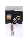 Pazariz G68l Smart Watch Çift Tuş Aktif -çift Kordon Akıllı Saat-rose thumbnail 3