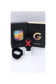 Pazariz G68l Smart Watch 6s Akıllı Saat Konuşma Özellikli Türkçe Menü Yan Tuşlar Aktif Uygulama - 1