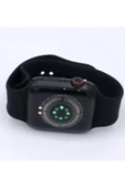 Pazariz G68l Smart Watch 6s Akıllı Saat Yan Tuşlar Aktif Uygulama – Çift Kordon Siyah - 3