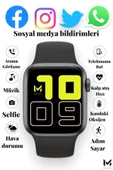 Pazariz Akıllı Saat L800 Ios Uyumlu   Andorid Destekli Arama Özeliği Sağlık Verileri Ölçüm Sensörlü - 2