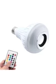 Pazariz Uzaktan Kumandalı Bluetooth Flashlı Usb Led Ampül Hoparlör-hediye - 1