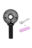 Pazariz Katlanabilir El Fanları Pil Işletilen Şarj Edilebilir El Mini Fan thumbnail 3