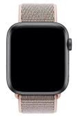 Pazariz Apple Watch Uyumlu1-2-3-4-5-6-7-se Serisi 38mm - 40mm -41mm Spor Kumaş Kordon thumbnail 2