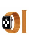 Pazariz Apple Watch Uyumlu Uyumlu 42 / 44mm Örgülü Esnek Kordon thumbnail 1