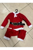 Pazariz Erkek Çocuk Noel Baba Kostümü Noel Kıyafeti Yılbaşı Yeni Yıl Hediyesi - 1