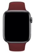 Pazariz Apple Watch Uyumlu 3 4 5 6 7 8 Se Delikli 38 40 41mm Spor Slikon Kordon Kayış Bileklik - 2