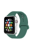 Pazariz Apple Watch Uyumlu 2 3 4 5 6 7 Se Uyumlu 38 Mm 40 Mm 41 Mm Kayış - Çam Yeşili - 1