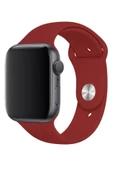 Pazariz Apple Watch Uyumlu Kordon 1 2 3 4 5 6 7 Se Seri 38 Mm/40 Mm/41mm Silikon Kordon Kayış thumbnail 3
