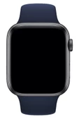 Pazariz Apple Watch Uyumlu Kordon 1 2 3 4 5 6 7 Se Seri 38 Mm/40 Mm/41mm Silikon Kordon Kayış thumbnail 2
