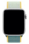 Pazariz Apple Watch Uyumlu 1-2-3-4-5-6-7-se Serisi 42mm - 44mm - 45mm Uyumlu Spor Kumaş Kordon thumbnail 3