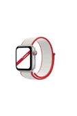 Pazariz Apple Watch Uyumlu 1-2-3-4-5-6-7-se Serisi 38mm - 40mm -41mm Uyumlu Spor Kumaş Kordon thumbnail 2