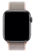 Pazariz Apple Watch Uyumlu 1-2-3-4-5-6-7-se Serisi 42mm - 44mm - 45mm Uyumlu Spor Kumaş Kordon thumbnail 2