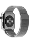 Pazariz Apple Watch Uyumlu8 7 6 5 4 3 Se 42mm-44mm-45mm Mıknatıslı Çelik Örme Kordon thumbnail 1