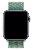 Pazariz Apple Watch Uyumlu 1-2-3-4-5-6-7-se Serisi 38mm - 40mm -41mm Uyumlu Spor Kumaş Kordon - 2