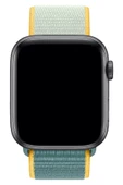 Pazariz Apple Watch Uyumlu1-2-3-4-5-6-7-se Serisi 42mm - 44mm - 45mm Spor Kumaş Kordon thumbnail 2
