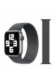 Pazariz Apple Watch Uyumlu Uyumlu 42 / 44mm Örgülü Esnek Kordon thumbnail 1