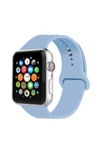 Pazariz Apple Watch Uyumlu Kordon 2 3 4 5 Seri 42 Mm Ve 44 Mm Silikon Kordon Kayış thumbnail 1