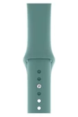 Pazariz Watch Uyumlu 3 4 5 6 7 8 Se Delikli 42 44 45mm Kordon Kayış Bileklik Klasik Silikon - 1