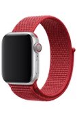 Pazariz Apple Watch Uyumlu Spor 1 2 3 4 5 6 Se Uyumlu Seri Dokuma Kordon 38mm 40mm Örgü Kayış - 2