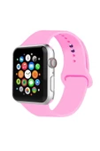 Pazariz Apple Watch Uyumlu Kordon 2 3 4 5 Seri 42 Mm Ve 44 Mm Silikon Kordon Kayış thumbnail 1
