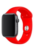 Pazariz Apple Watch Uyumlu Kordon 1 2 3 4 5 6 7 Se Seri 42 Mm/44 Mm/45mm Silikon Kordon Kayış thumbnail 3
