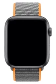 Pazariz Apple Watch Uyumlu 1-2-3-4-5-6-se-7 Serisi 42mm - 44mm - 45mm Uyumlu Spor Kumaş Kordon thumbnail 2