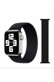 Pazariz Apple Watch Uyumlu  38 / 40mm Örgülü Esnek Kordon thumbnail 1