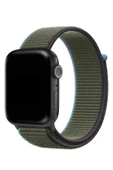 Pazariz Apple Watch Uyumlu 1-2-3-4-5-6-7-se Serisi 42mm - 44mm - 45mm Uyumlu Spor Kumaş Kordon thumbnail 3